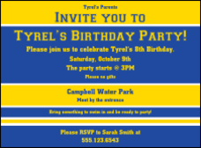 Sports Invitation 005