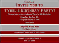 Sports Invitation 004