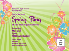Spring Fling Invitation