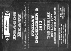 Retro Chalkboard Postcard