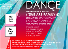 Dance Spotlight Postcard