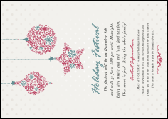 Snowflake Ornament Postcard