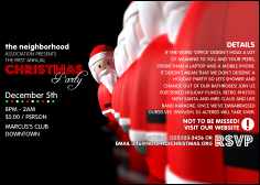 Santa Lineup Postcard