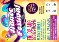 Disco Dance Festival Postcard