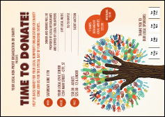 Fundraiser Tree Postcard