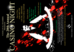 Casino Dealer Postcard