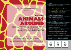 Animal Print Giraffe Postcard