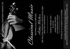 Classical Music Postcard