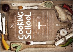 Cooking School Postcard