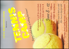 Tennis Camp Postcard