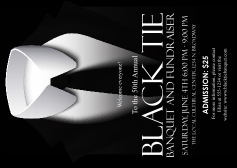 Black Tie Postcard