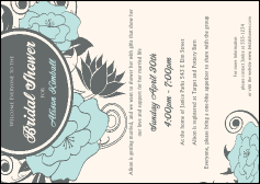 Blue Flower Postcard