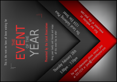 Red and Silver Postcard