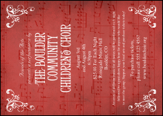 Choral Postcard