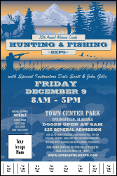 Fishing and Hunting Expo Poster