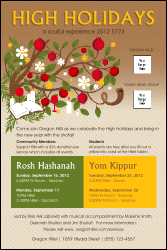 High Holidays Poster 1