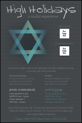 High Holidays Poster 2