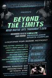 MMA Main Event Blue Poster