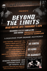 MMA Main Event Brown Poster