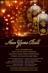 Golden Ornament Poster