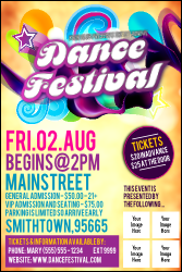 Disco Dance Festival Poster