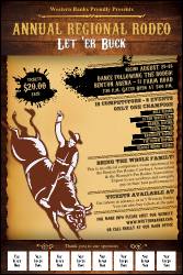 Rodeo Rustic Poster