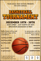 Basketball Court Poster