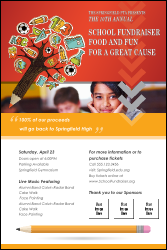 Fundraiser for Education Poster