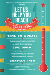 Fundraising Thermometer Poster