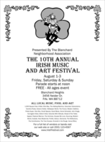 St. Patrick's Day Flyer 003 (black and white)