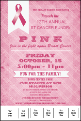 Breast Cancer Awareness Plaid Poster