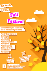 Fall Cut Paper Poster