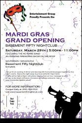 Mardis Gras Confetti Poster