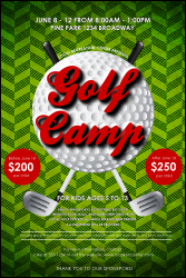 Golf Camp Poster