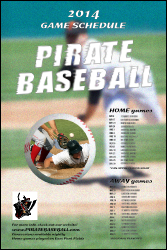 Baseball Schedule Poster