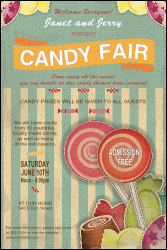 Retro Candy Poster