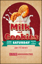 Milk & Cookies Poster