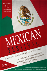Mexican Flag Poster