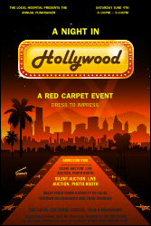 Hollywood Skyline Poster