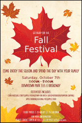 Fall Leaves Poster