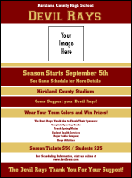 Sports Flyer 001 in Maroon and Gold