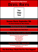 Sports Flyer 001 in Red and Black