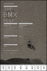 BMX Logo Poster