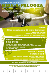 Bike A Palooza Logo Poster