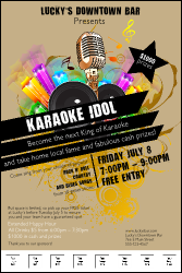 Karaoke Logo Poster