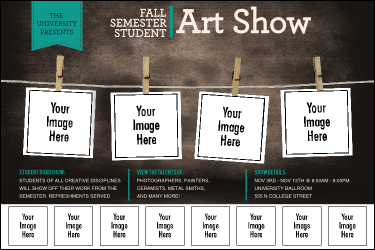 Image Upload Polaroid Logo Poster