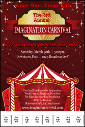 Red Tent Logo Poster