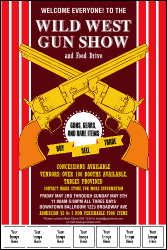Gun Show Logo Poster