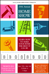 Home Show Logo Poster