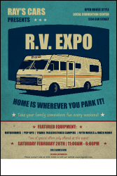 RV Expo Logo Poster